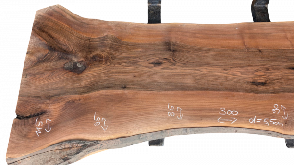 XXL Nussbaum Tischplatten Bohle