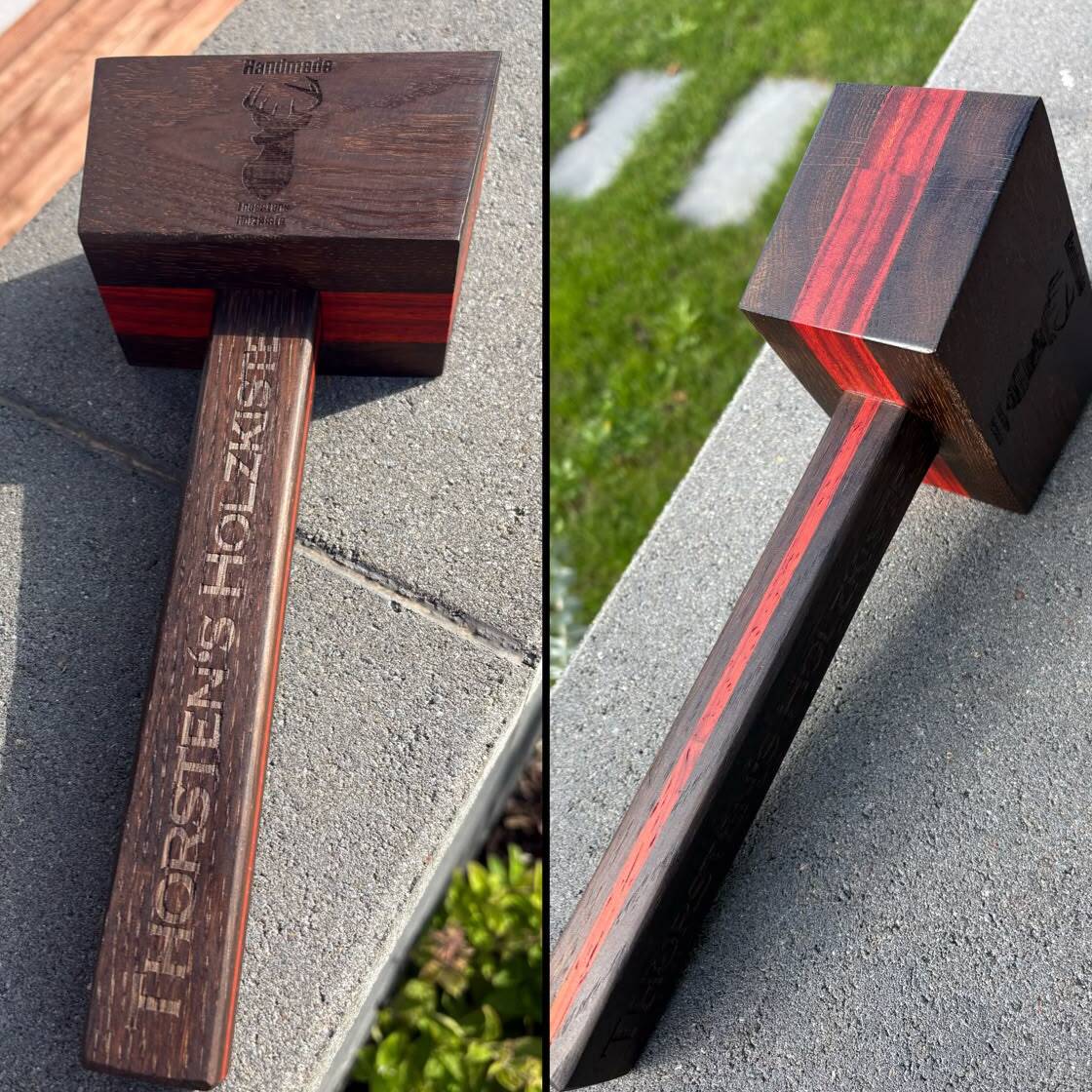 Hammer Räuchereiche - Red Heart von Thorsten Lisker