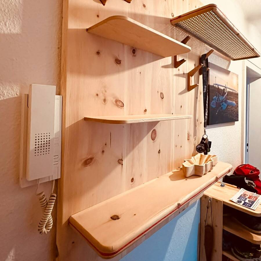 Zirbenholz Garderobe von Jens Freidank