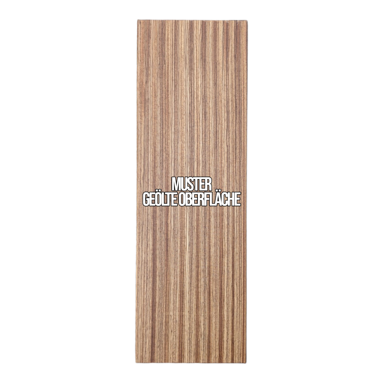 Zebrano Muster 60cm geölte Oberfläche